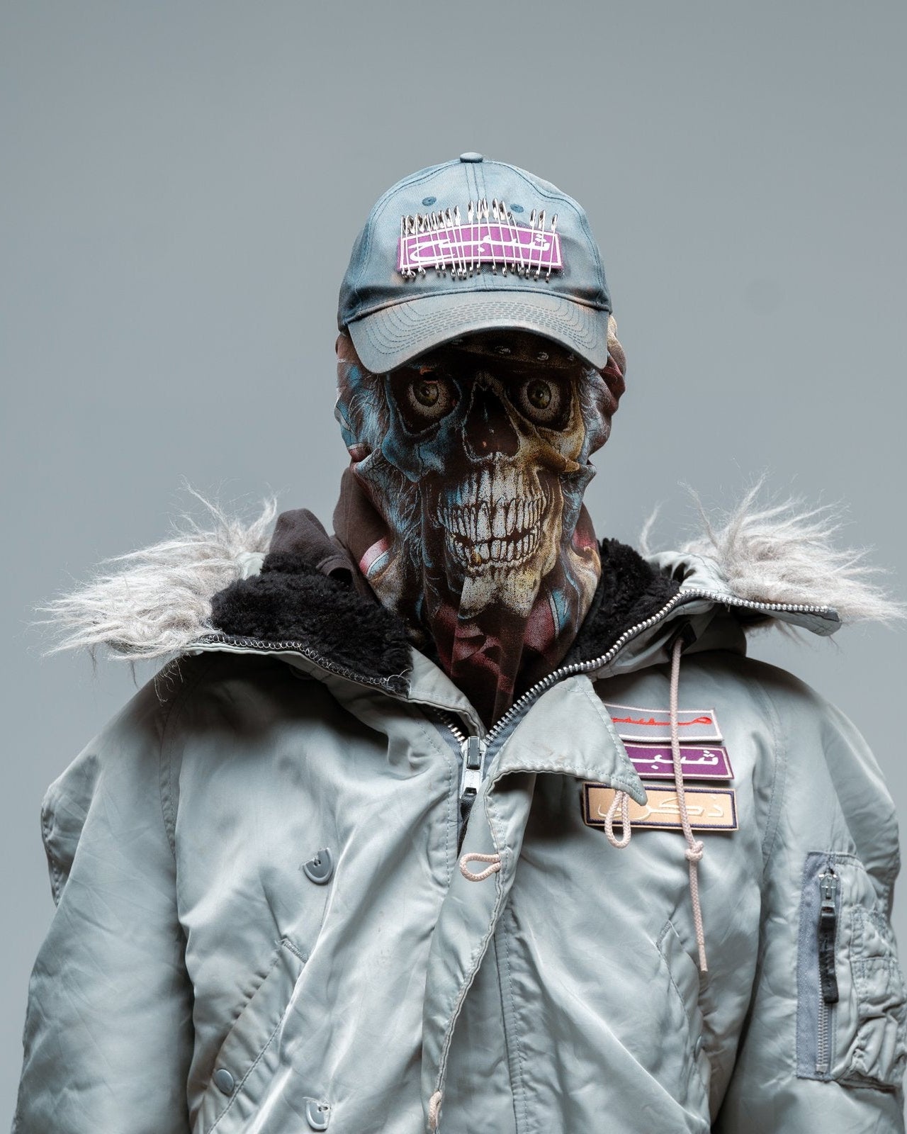 “ghost” cage cap